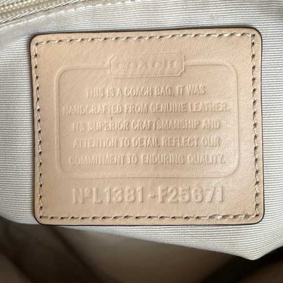 Coach F25671 Peyton Cora Dome pink Leather Handbag Shoulder Bag Satchel - Picture 8 of 9